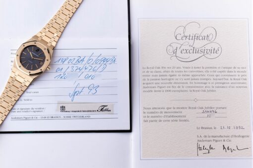 14802BA Royal Oak Jubilee (1 of 280 / perfect full set / german watch) – Bild 3