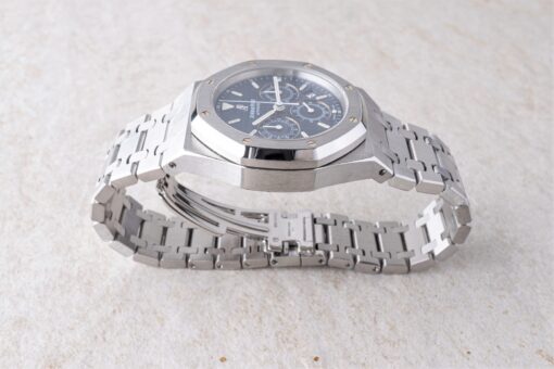 25860ST Royal Oak Kasparov Chronograph (rare blue dial / full set from Denmark) – Bild 5