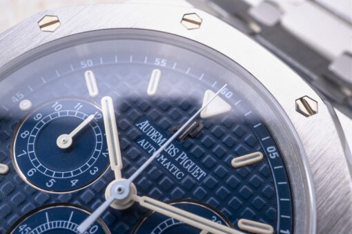 25860ST Royal Oak Kasparov Chronograph (rare blue dial / full set from Denmark) – Bild 6