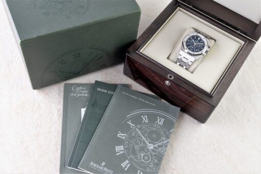 25860ST Royal Oak Chrongraph Kasparov (blue dial / full set) – Bild 6