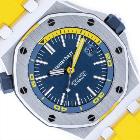 15710ST Royal Oak Offshore Diver (blue/yellow / 2019 / full set)