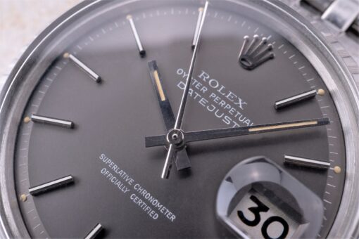 1603 Datejust (rare grey dial / perfect full set from owner family / Germany) – Bild 4