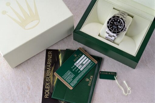 16610 Submariner Date (V serial / rehaut / full set / unpolished) – Bild 5