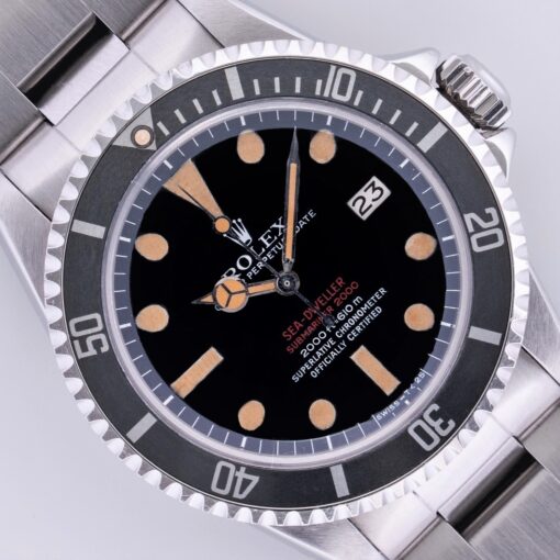 1665 Double Red Sea-Dweller (perfect MK3 dial / top patina / straight caseback)
