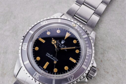 5513 Submariner (crazy pumpkin patina / ghost inlay / 9315 folded bracelet) – Bild 3