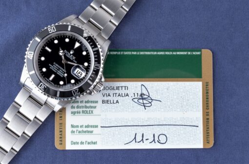16610 Submariner Date (Random serial / 2010 / NOS /stickers) – Bild 4