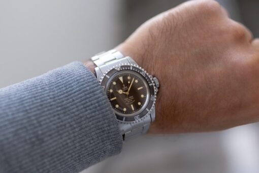 7928 Submariner (crazy tropical chapter ring gilt dial / the best!) – Bild 3