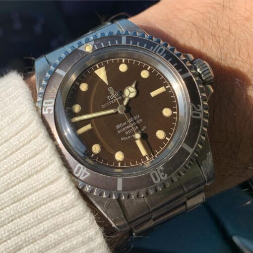 7928 Submariner (crazy tropical chapter ring gilt dial / the best!) – Bild 2