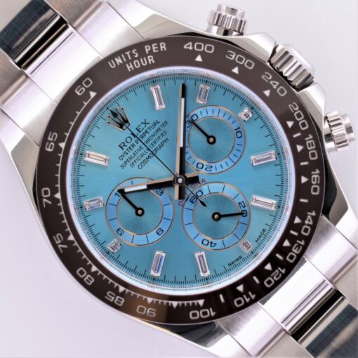 116506 Platin Daytona (2015 / LC 100 / Baguette diamond dial)