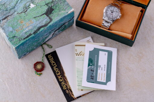 16570 Explorer II (super rare PORCELAIN dial / 1991 / full set) – Bild 5