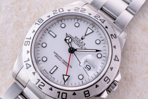 16570 Explorer II (super rare PORCELAIN dial / 1991 / full set) – Bild 6