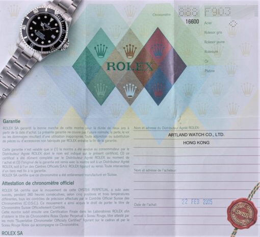 16600 Sea-Dweller (F serial / no hole case / full set / top watch) – Bild 3
