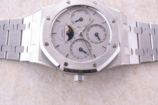 25686ST Royal Oak Perpetual Calendar (crary rare / silver MK1 flat dial) – Bild 12
