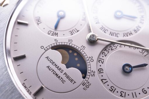 25686ST Royal Oak Perpetual Calendar (crary rare / silver MK1 flat dial) – Bild 6