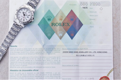 16570 Explorer II (Polar dial / no hole case / top condition / box papers) – Bild 3