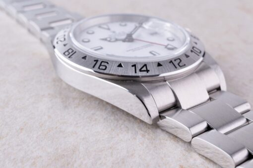 16570 Explorer II (Polar dial / no hole case / top condition / box papers) – Bild 5