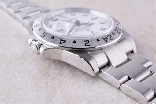 16570 Explorer II (Polar dial / no hole case / top condition / box papers) – Bild 7