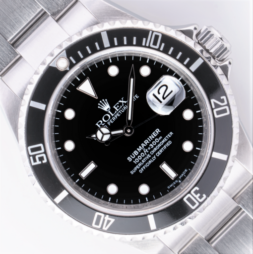 16610 Submariner Date (M serial / rehaut / full set)