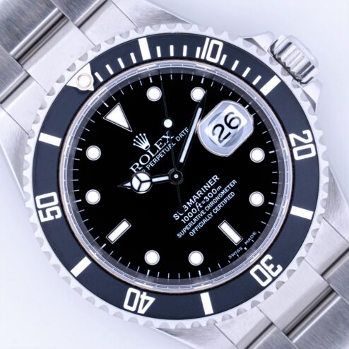 16610 Submariner Date (K serial / full set / purchase receipt)