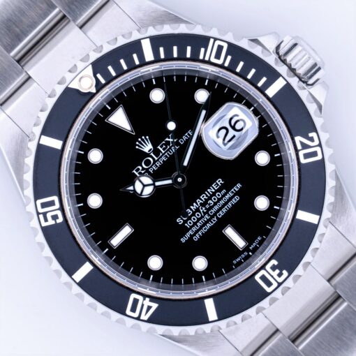 16610 Submariner Date (K serial / full set / purchase receipt)