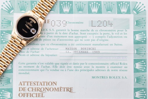 18238 Day-Date (Onyx Heaven / interesting provenance / box papers) – Bild 5