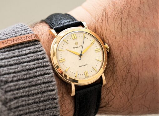 9006 Dresswatch (1958 / honeycomb dial / yellow gold) – Bild 2