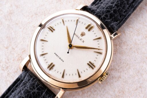 9006 Dresswatch (1958 / honeycomb dial / yellow gold) – Bild 3
