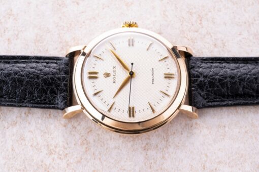 9006 Dresswatch (1958 / honeycomb dial / yellow gold) – Bild 7
