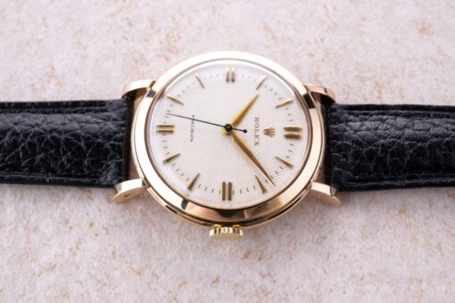 9006 Dresswatch (1958 / honeycomb dial / yellow gold) – Bild 8