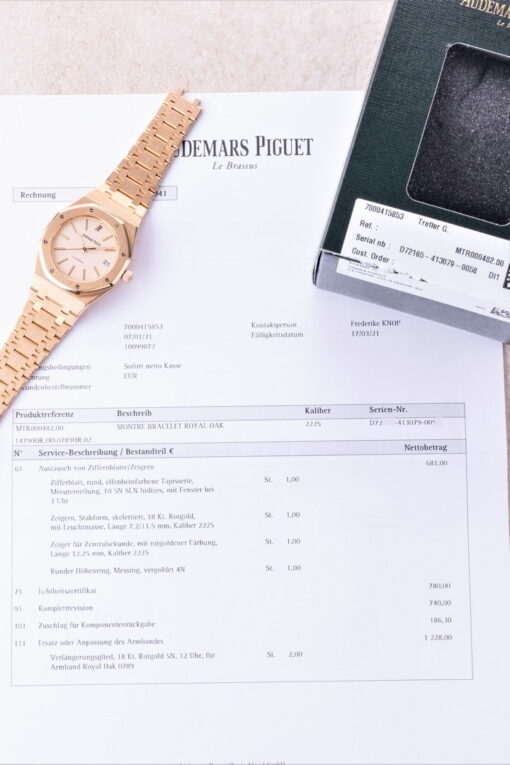 14790OR Royal Oak (Rose Gold / super rare / one of five known / 2020 service) – Bild 9
