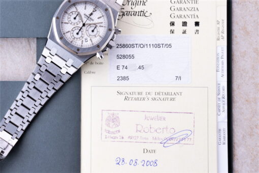 25860ST Royal Oak Chronograph Kasparov (2008 / full set / Germany) – Bild 4