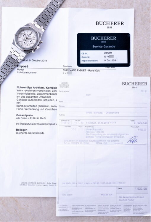 25860ST Royal Oak Chronograph Kasparov (2008 / full set / Germany) – Bild 6