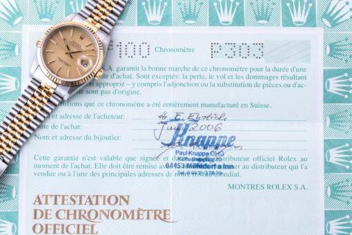 16233 Datejust (tapestry dial / full set / LC 100) – Bild 3