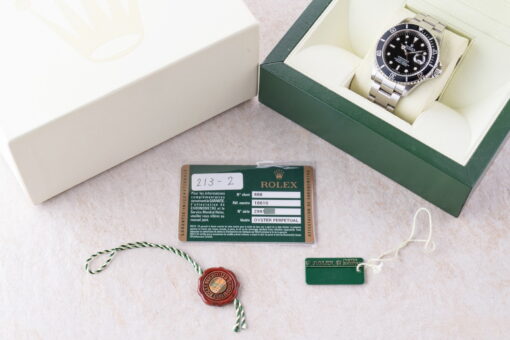 16610 Submariner Date (Rehaut / full set / card) – Bild 4
