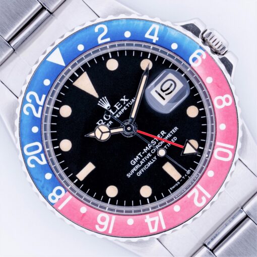 1675 GMT-Master (long E MK1 / redback inlay / 7835 folded oyster)