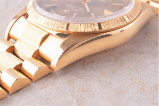 18248 Day-Date (Borke / bark / unpolished / full set / LC 100) – Bild 11