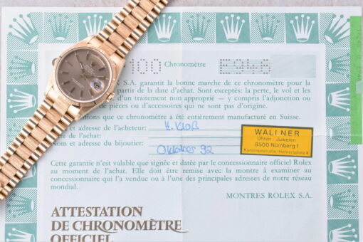 18248 Day-Date (Borke / bark / unpolished / full set / LC 100) – Bild 4