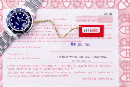 79190 Tudor Submariner Date (BLUE Dial / full set) – Bild 4