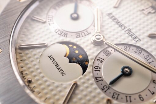 25594ST Royal Oak Day-Date Moon aka OWL (cream dial / full set) – Bild 7