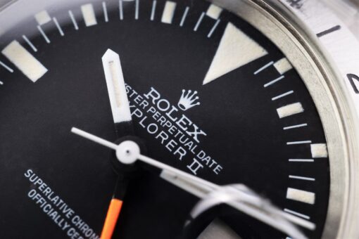 1655 Explorer II Orange Hand (MK1 straight hand / crazy condition / full set) – Bild 7