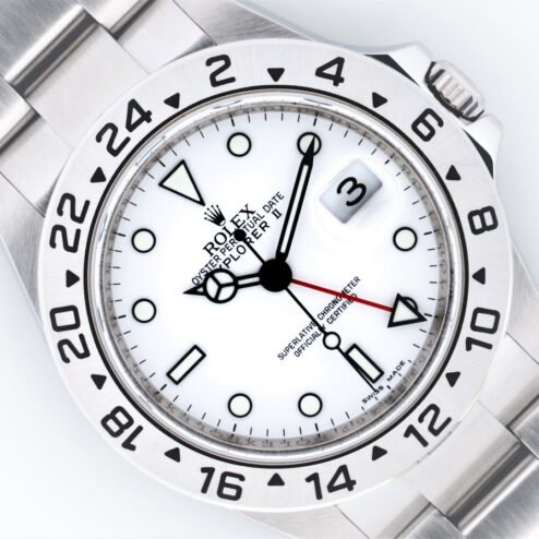 16570 Explorer II (Random serial / LC 100 / polar white dial)