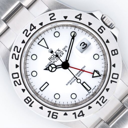 16570 Explorer II (Random serial / LC 100 / polar white dial)