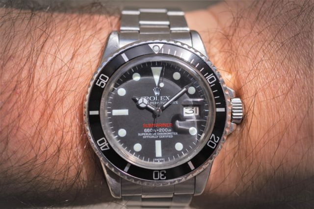 1680 Red Submariner Date (MKVII service dial / Superluminova) – Bild 3