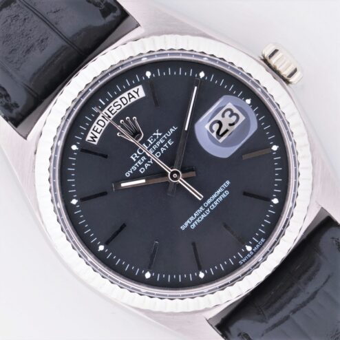1803 Day-Date (white gold / black dial / 1964)