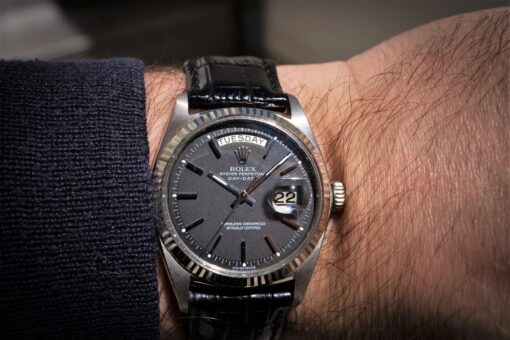 1803 Day-Date (white gold / black dial / 1964) – Bild 2