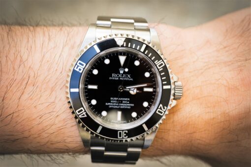 14060M Submariner No Date (V serial / LC 100 / rehaut / full set) – Bild 2