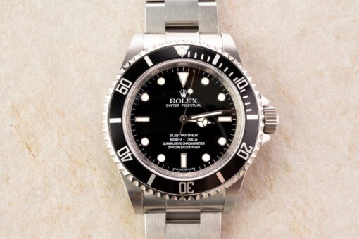14060M Submariner No Date (V serial / LC 100 / rehaut / full set) – Bild 3