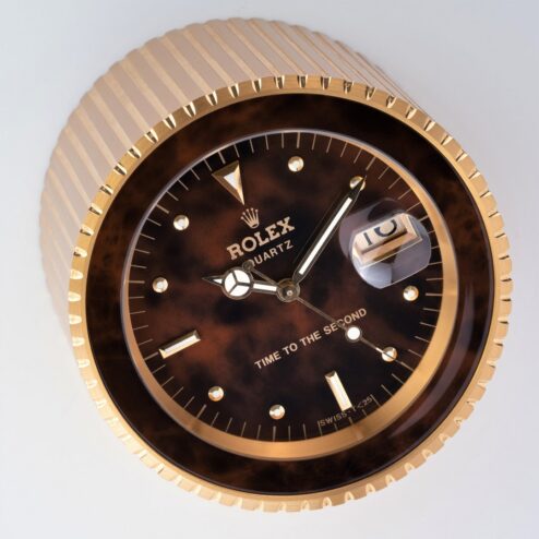 455 Time to the second desk clock (80s dealer display watch)