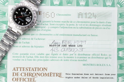 16570 Explorer II (SWISS only dial / 1999 / full set) – Bild 3