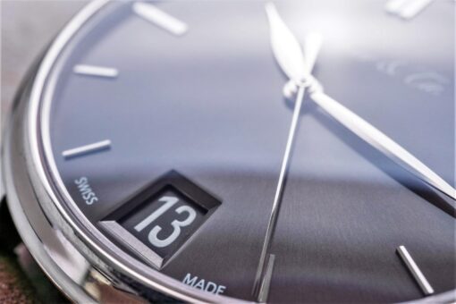 Platinum Moser & Cie Big Date (full set / grey dial) – Bild 2